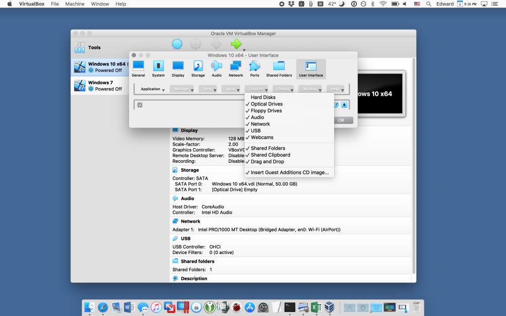 vmware or virtualbox for mac os